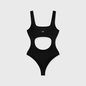 Cut-Out Bodysuit - Black