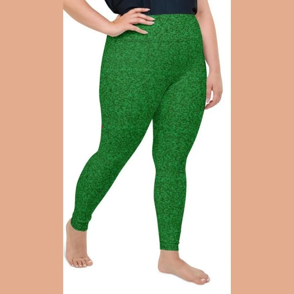 Cute Christmas Bow Plus Size Leggings