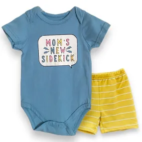 Cute Koala 2 Pc Bodysuit And Shorts Set - Mom's New Sidekick