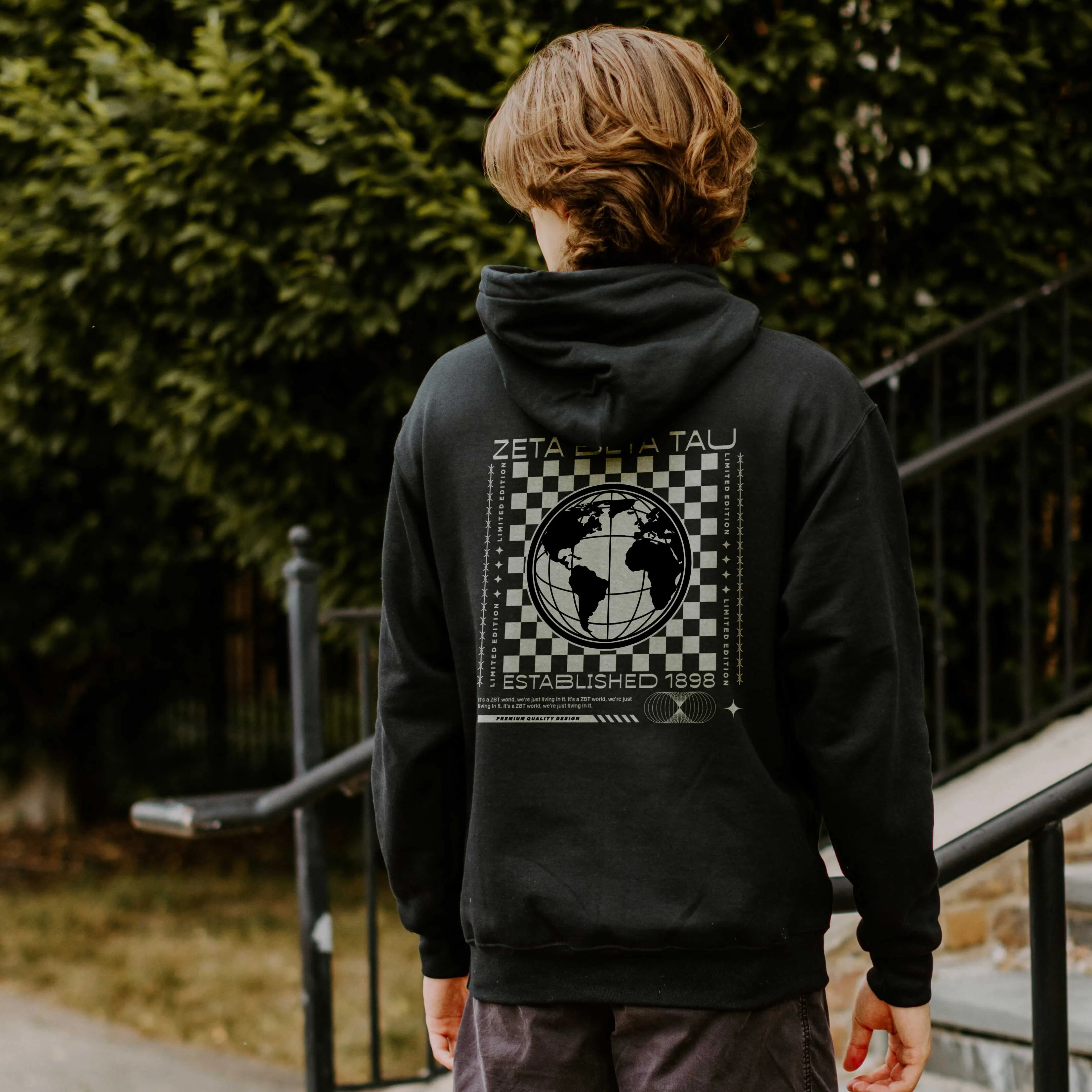 Delta Sig Graphic Streetwear Hoodie