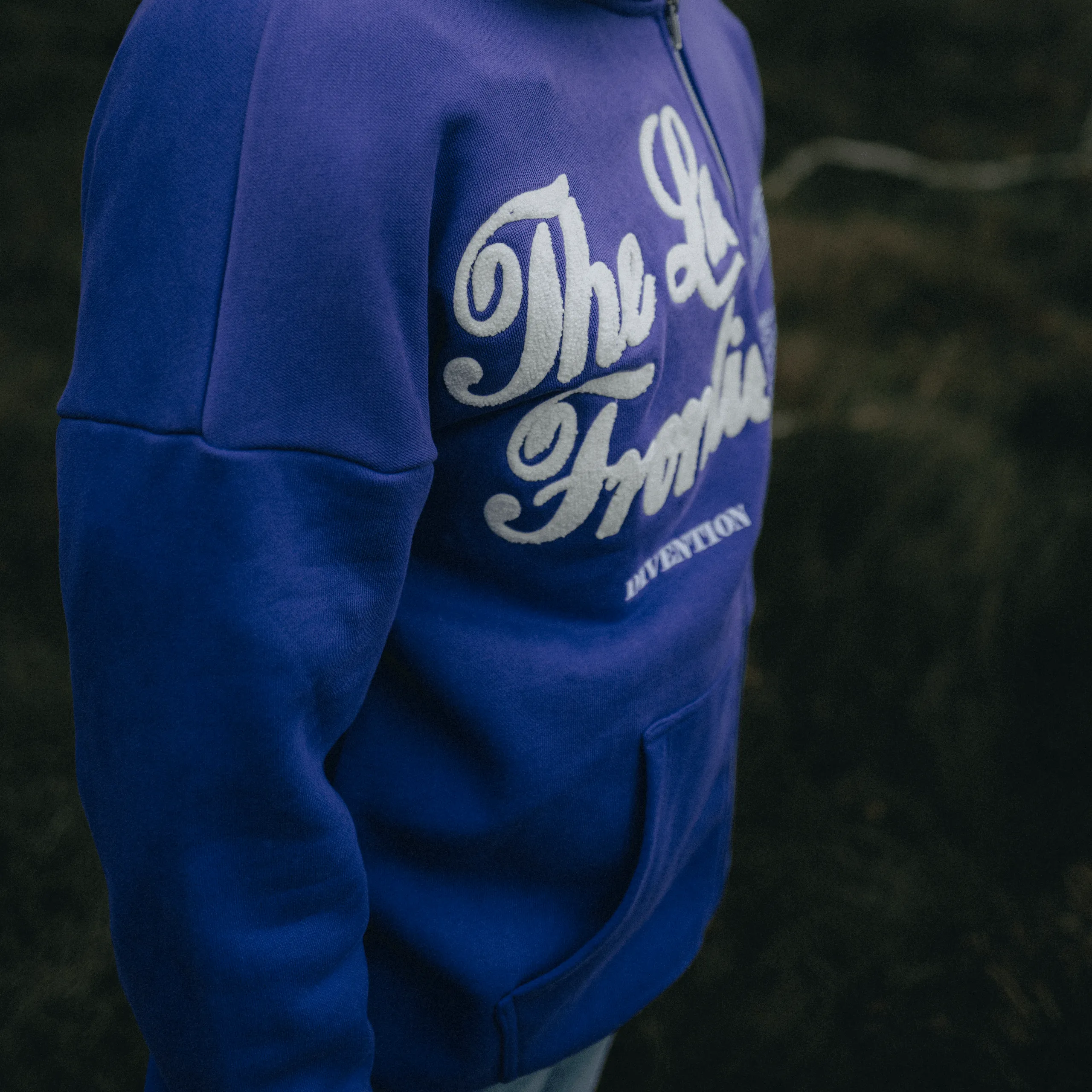 DIVENTION X CROPZ ALASKA ZIP-HOODIE PURPLE