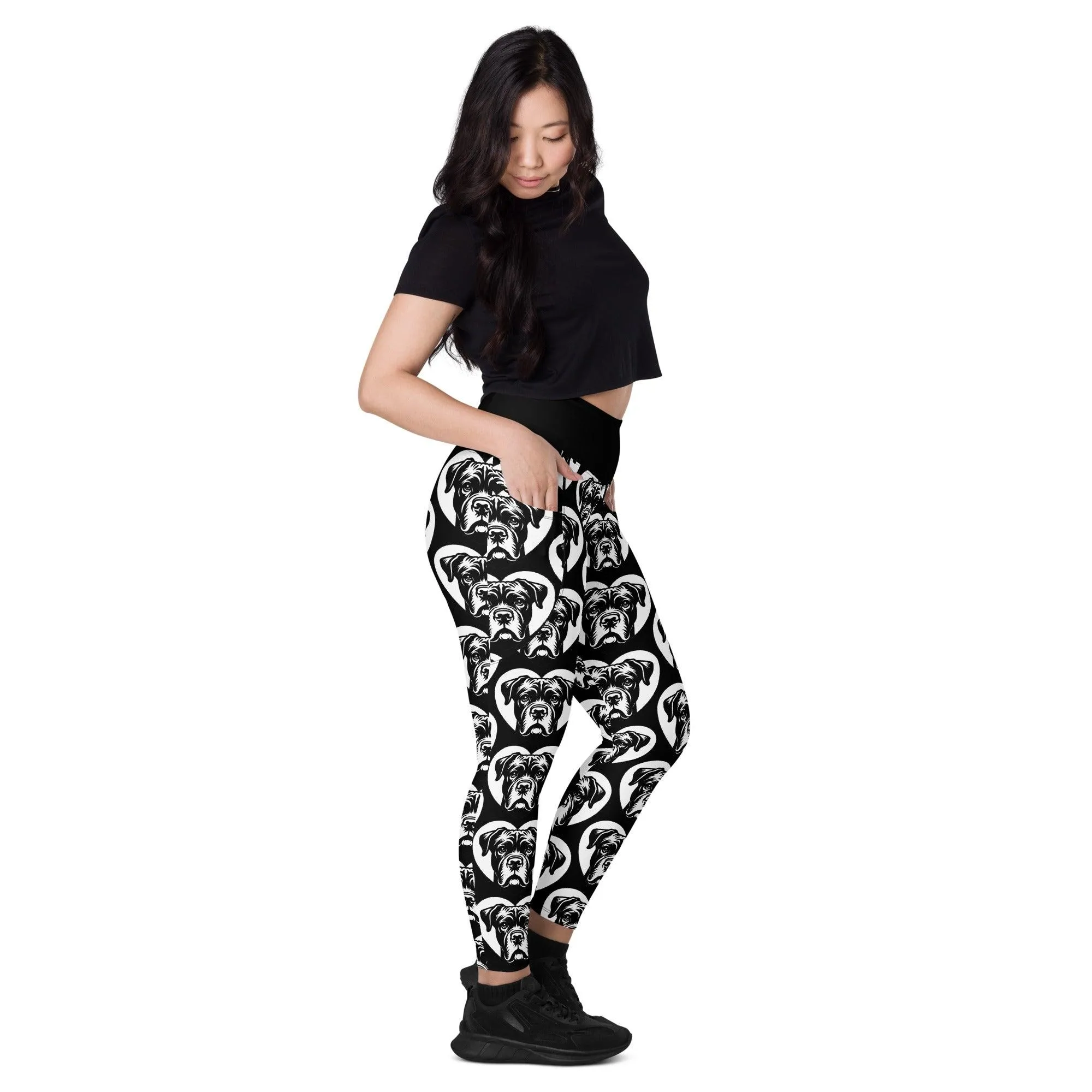 DOG BREED LEGGINGS with pockets - CANE CORSO - HERTTAHOUND