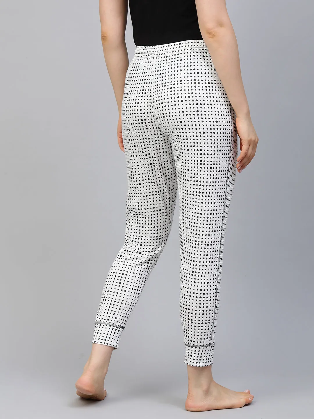 Dot Printed Joggers