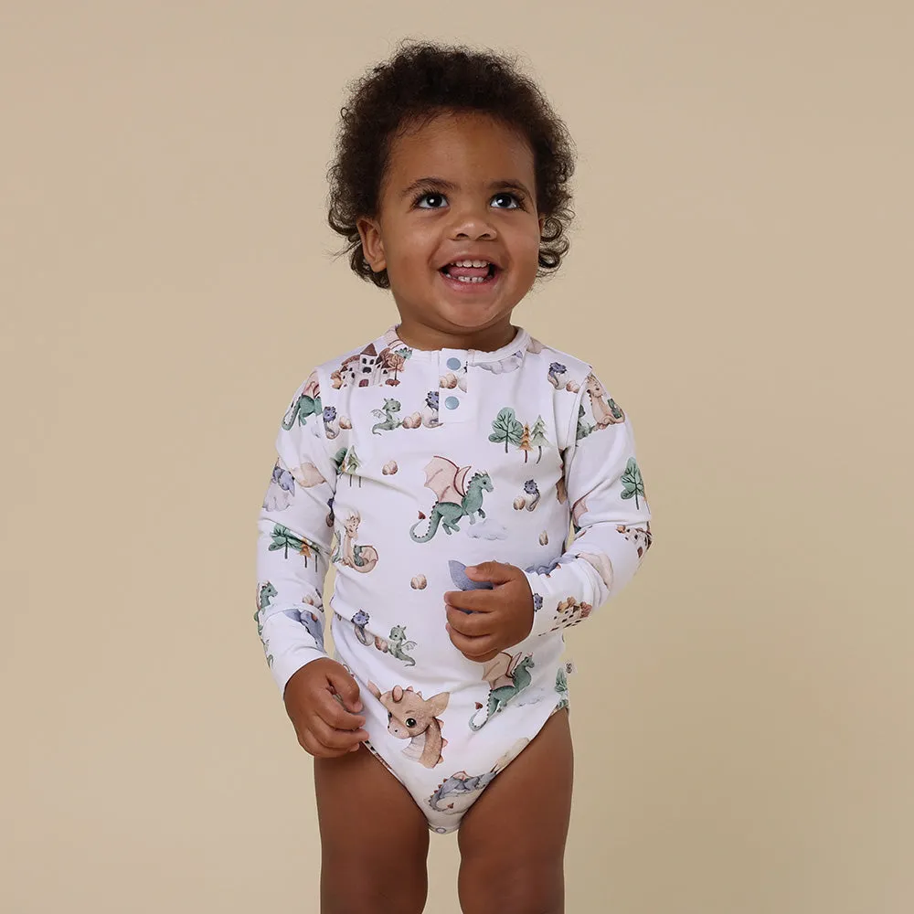 Dragon Long Sleeve Organic Bodysuit