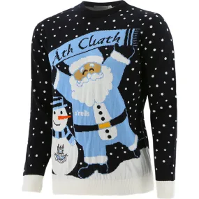 Dublin Santa Kids' Christmas Jumper Navy