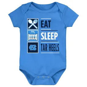 Eat Sleep Tar Heels Bodysuit