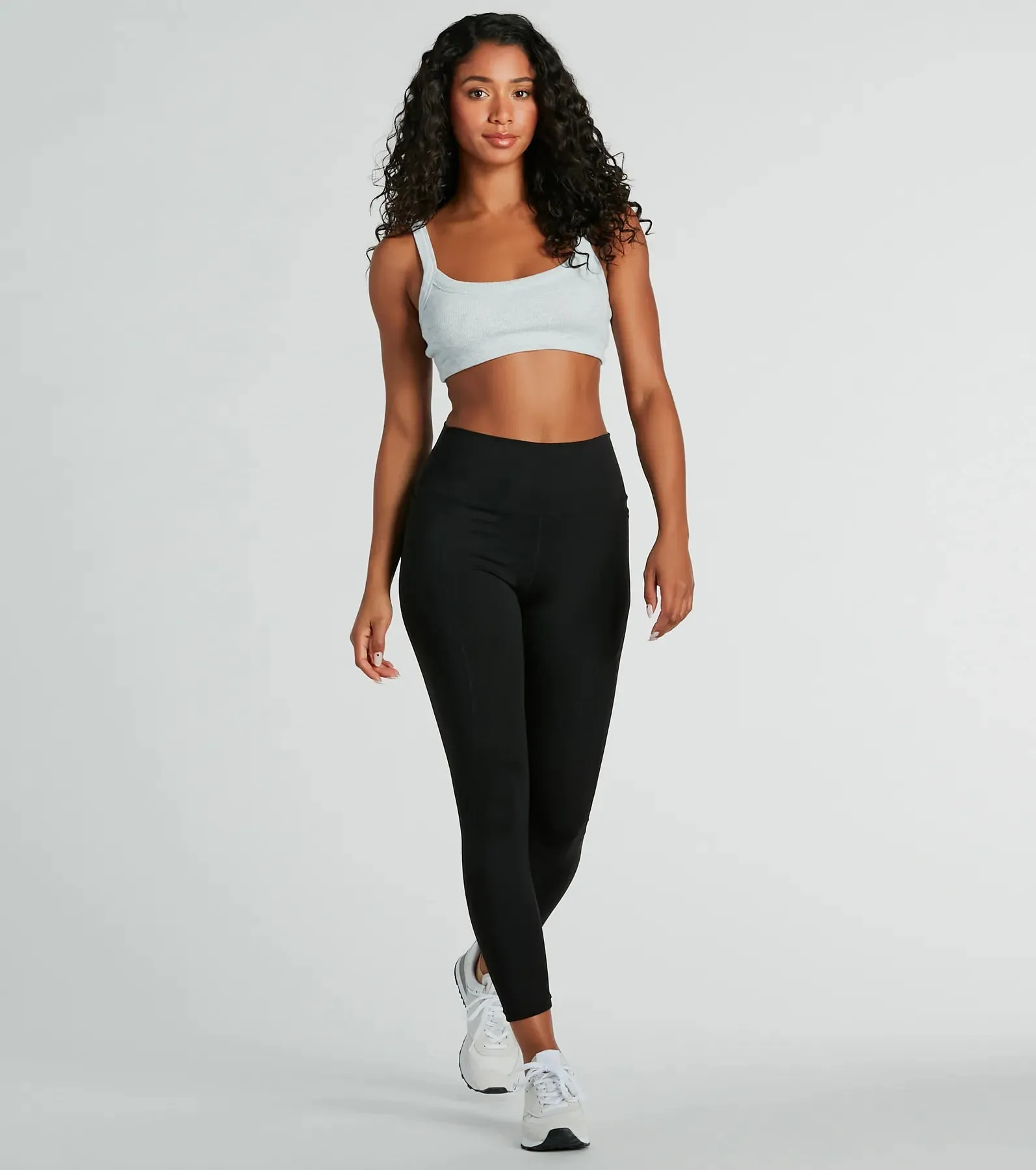 Effortless Essential Ribbed Knit Tank Bralette