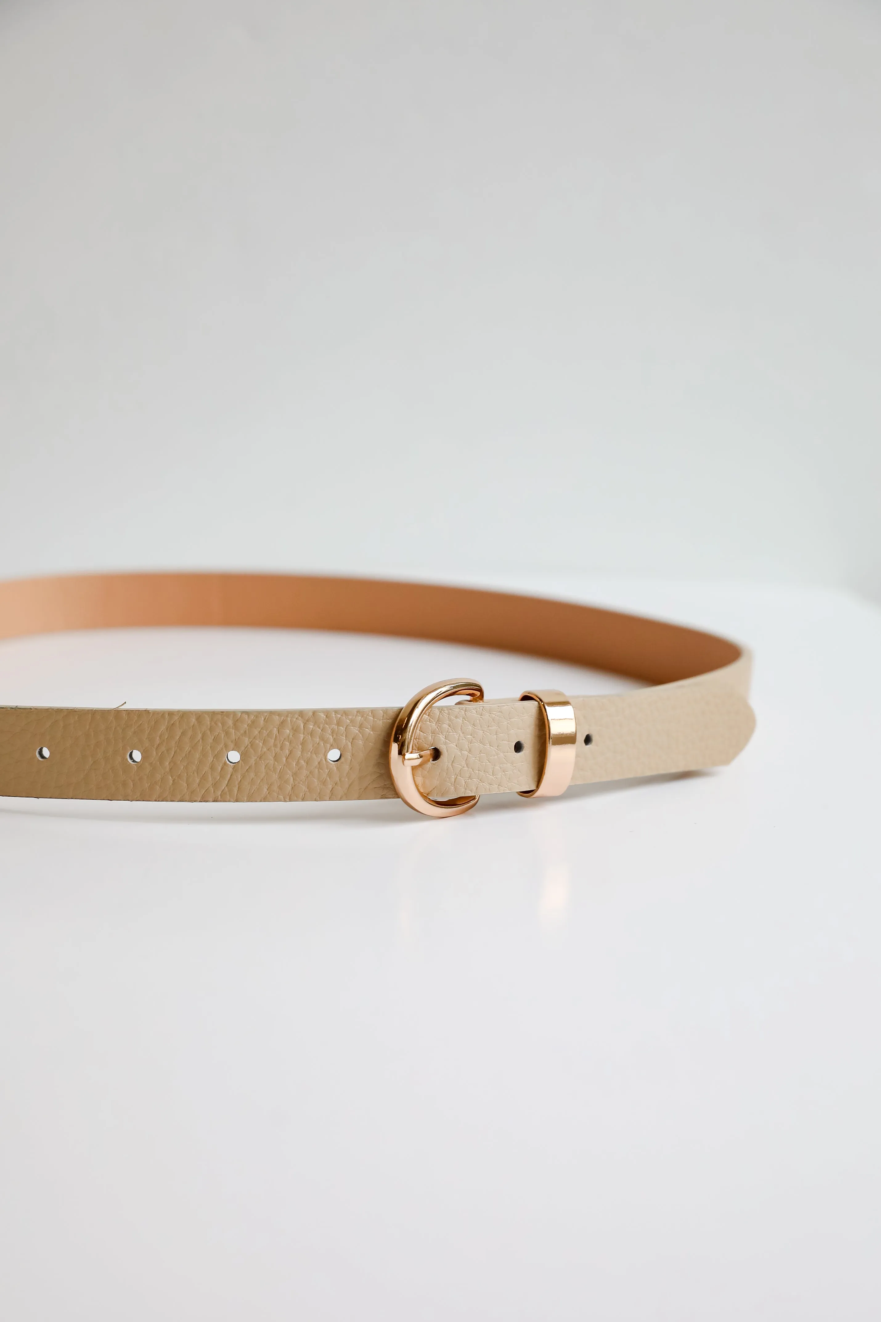 Effortless Trendsetter Taupe Belt