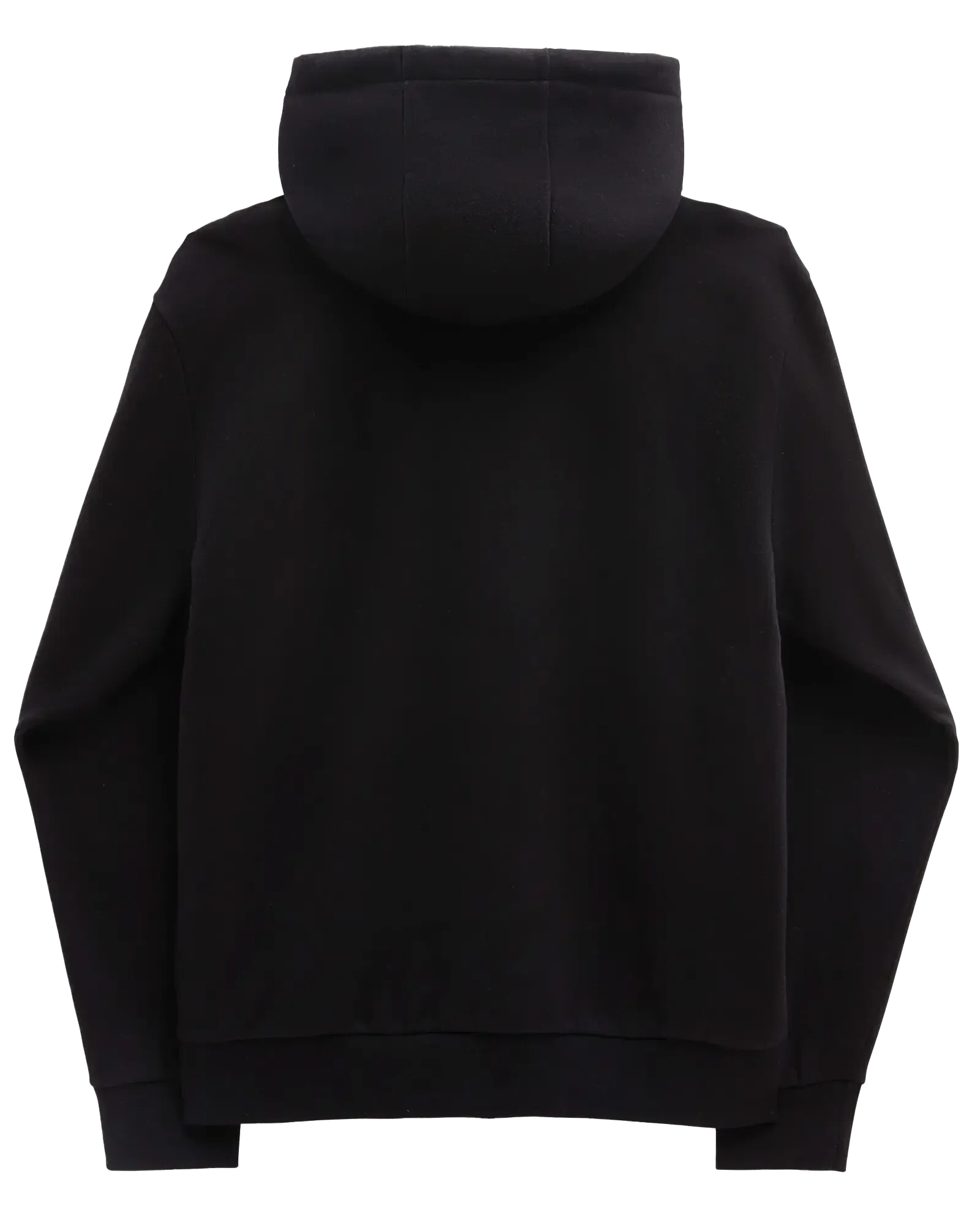 Essential Relaxed Zip Hoodie in Black