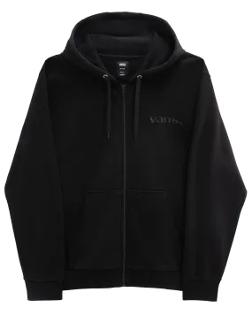 Essential Relaxed Zip Hoodie in Black