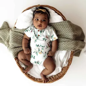 Eucalypt Short Sleeve Organic Bodysuit