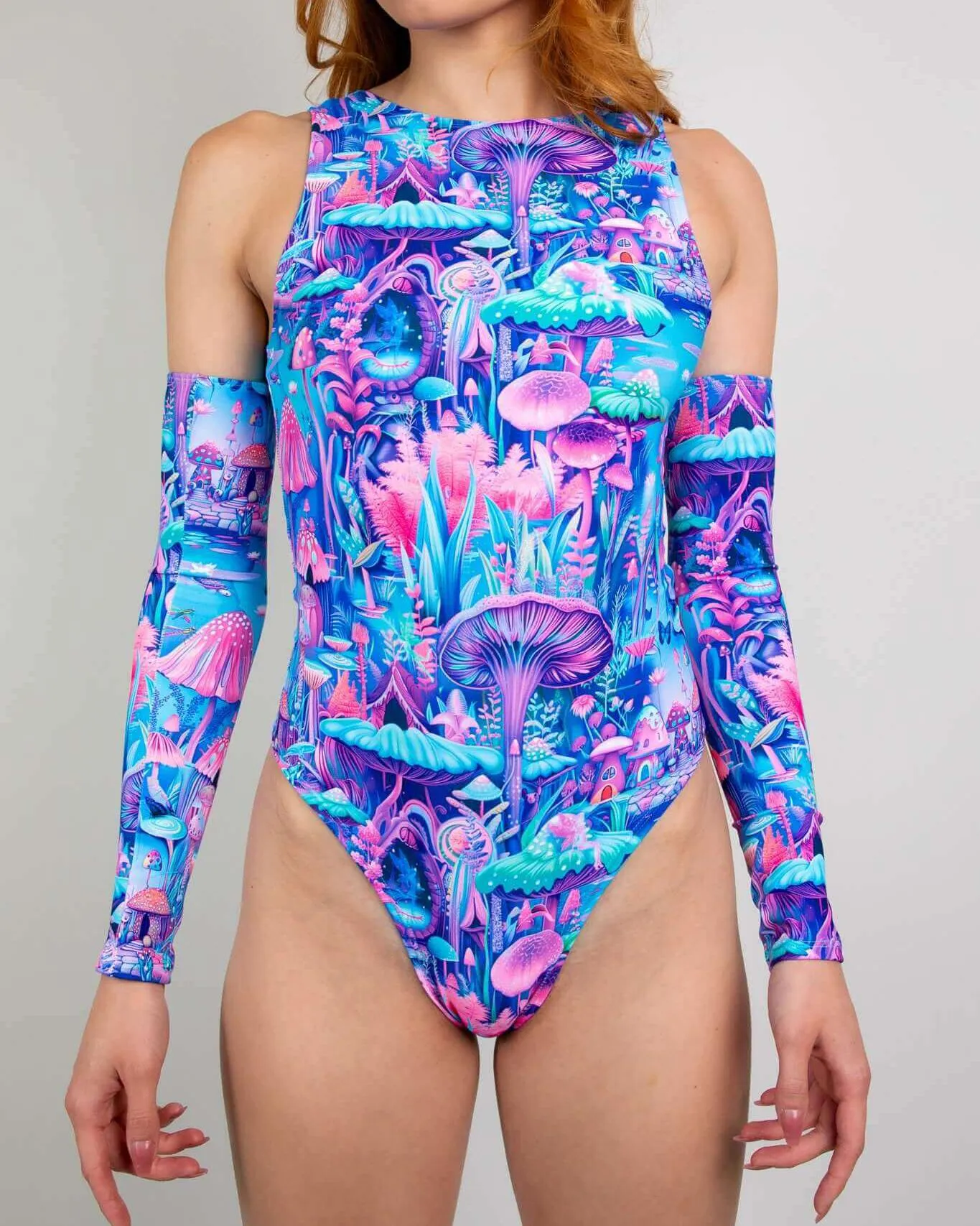 Fairycore High Neck Bodysuit