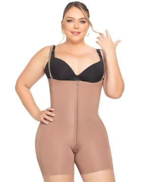 Fajas Uplady Seamless Open Bust Strapless Shapewear Bodysuit Shorts Fajas Stage 1