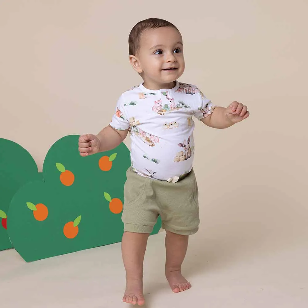 Farm Short Sleeve Organic Bodysuit