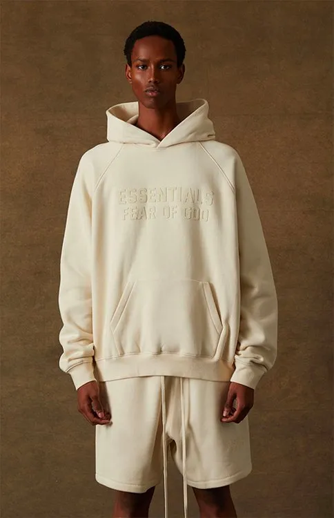 Fear of God Essentials Hoodie Egg Shell