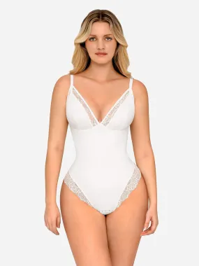 Feelingirl Deep V Neck Thong Body Shaper