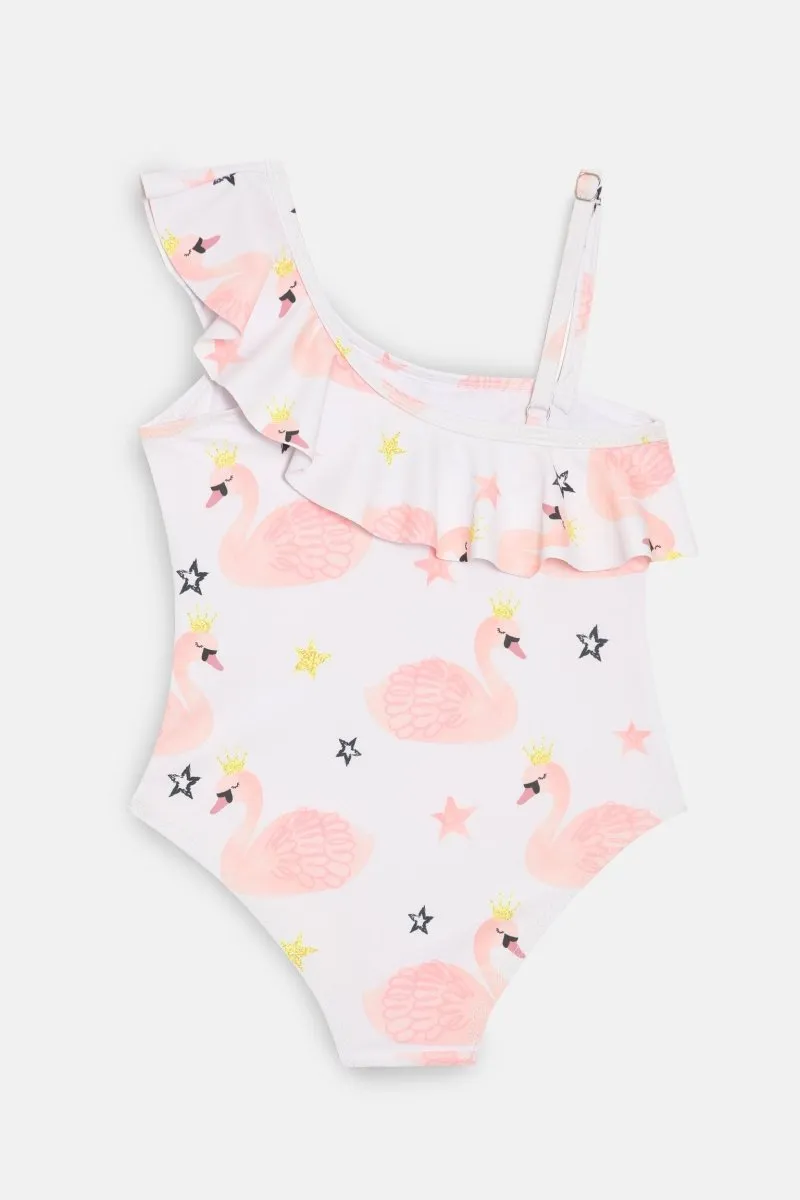 Flamingo Fling Girls Swimsuit