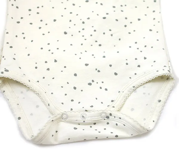 Florence Dot Long Sleeve Bodysuit - 2 Pack (2 Colors)