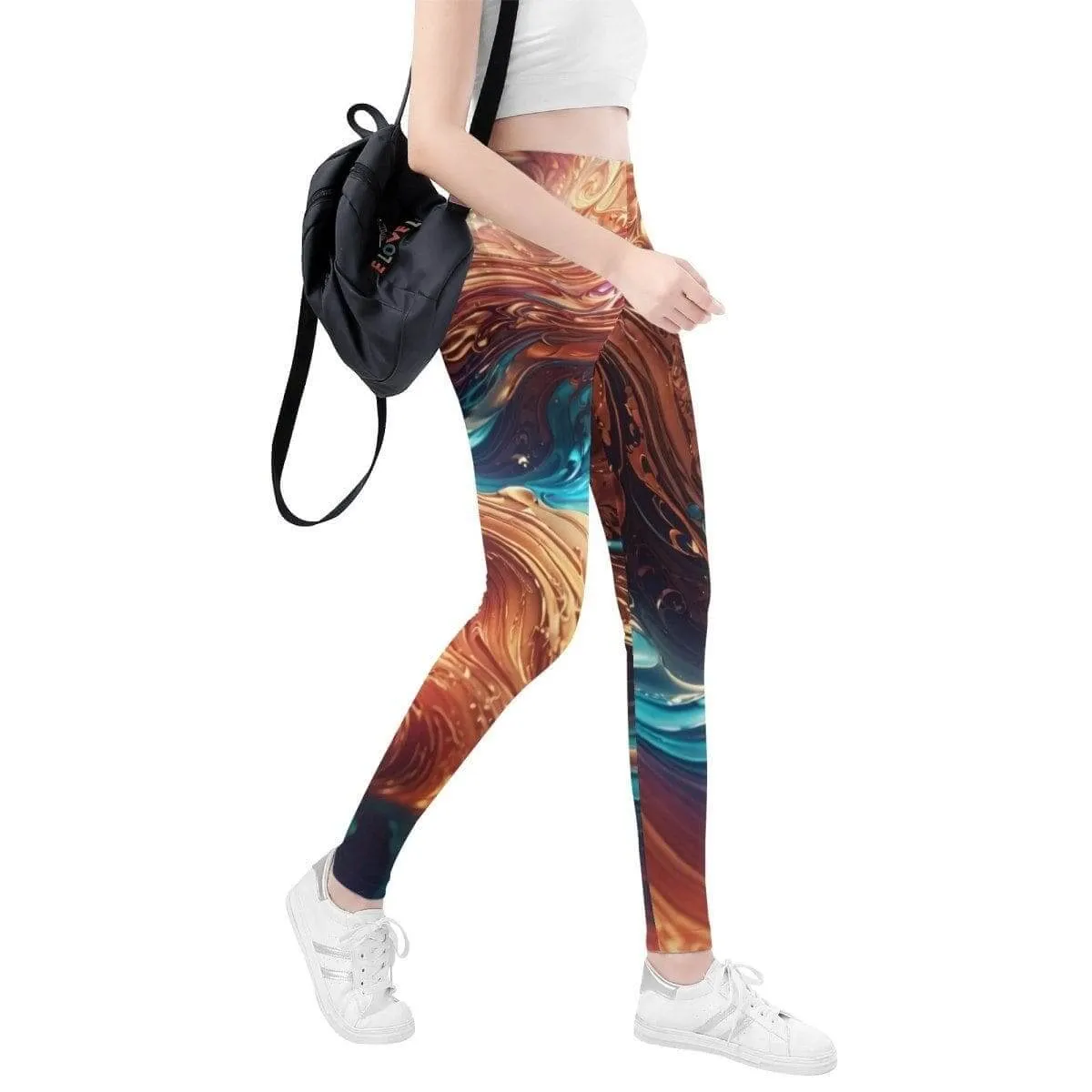 Flowy Elements Women's Soft Leggings