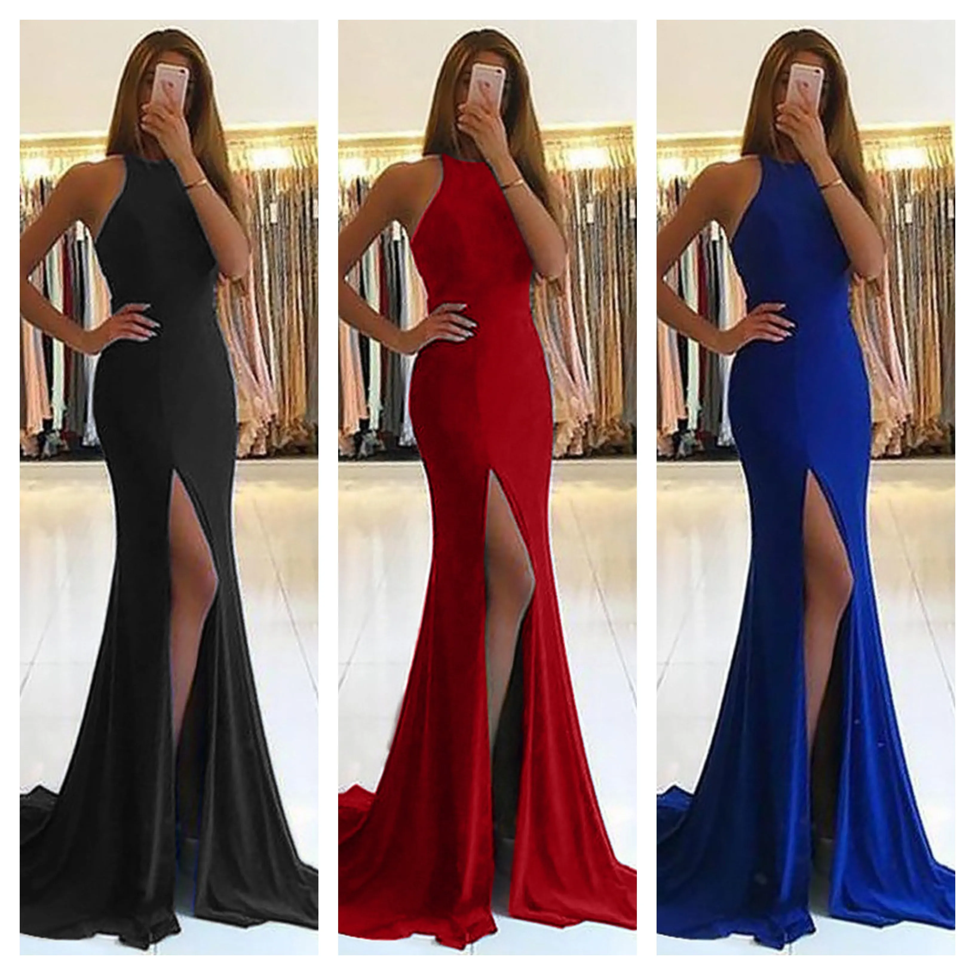 Funki Buys | Dresses | Women's Long Mermaid Evening Dresses