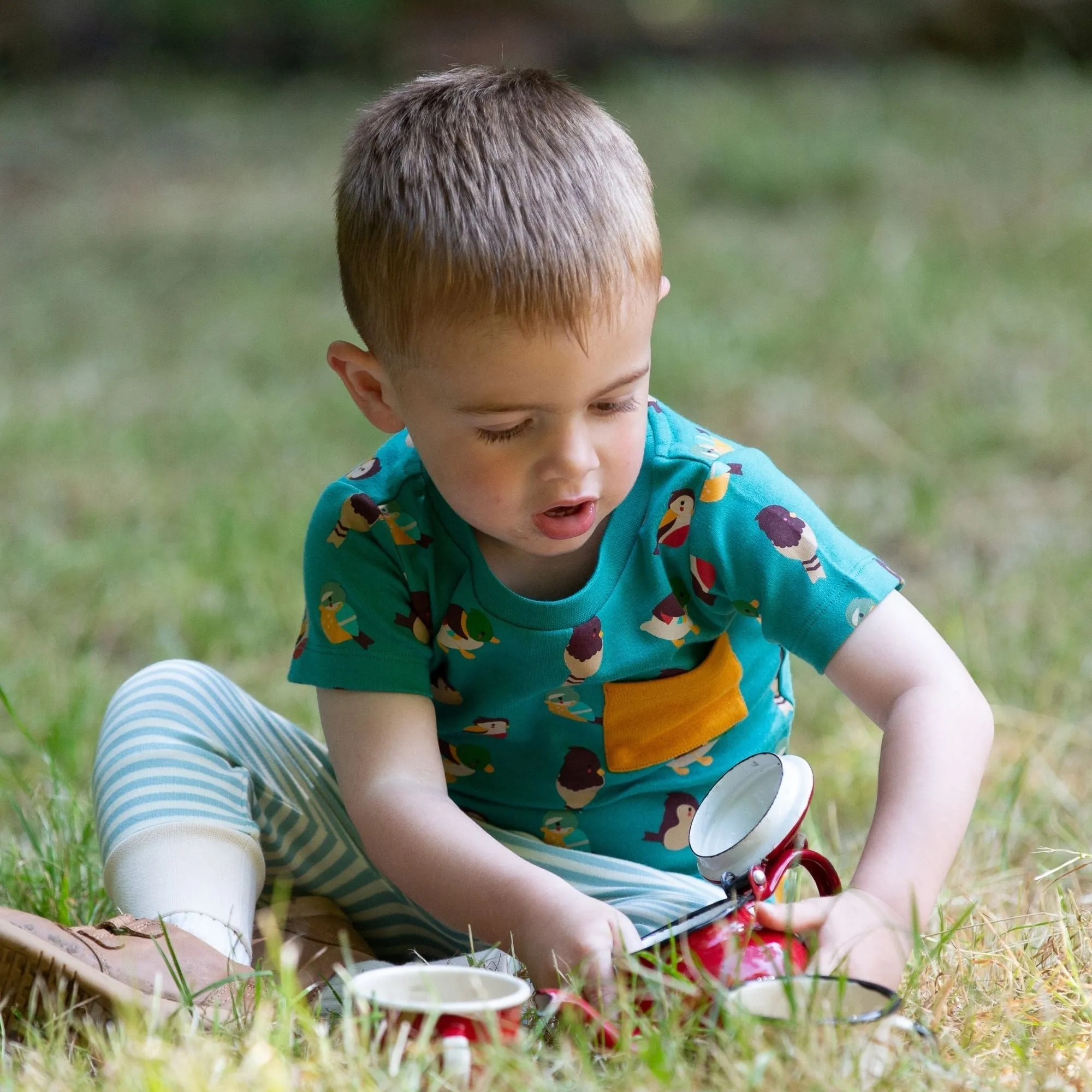 Garden Birds Organic T-Shirt & Jogger Playset