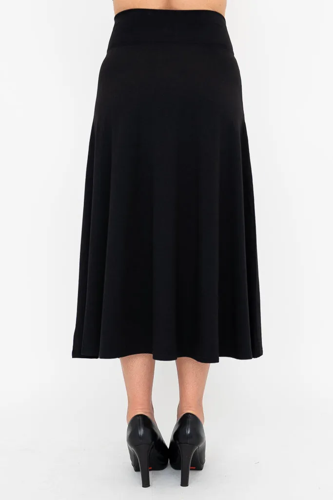 Gillian Skirt, Black, Bamboo