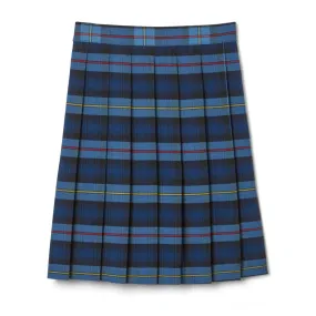 Girls Blue / Gold Plaid Pleated Skirt SV9002-G1 French Toast Uniforms <br> Sizes 6 & 7