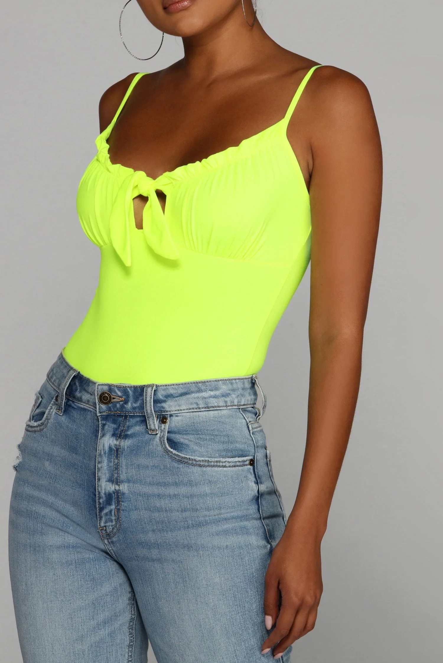 Gorgeous Glow Ruffle Bodysuit