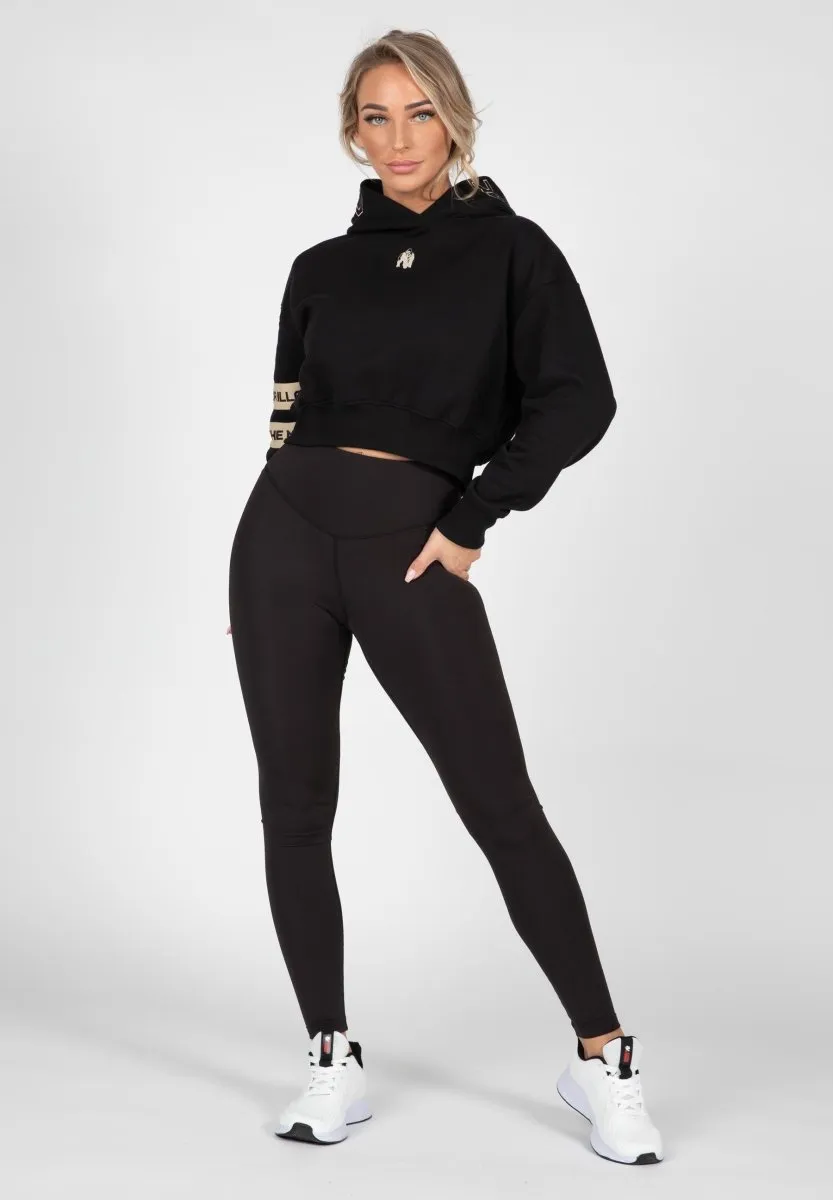 Gorilla Wear Tracey Cropped Hoodie - Black