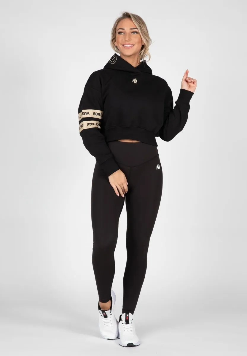 Gorilla Wear Tracey Cropped Hoodie - Black