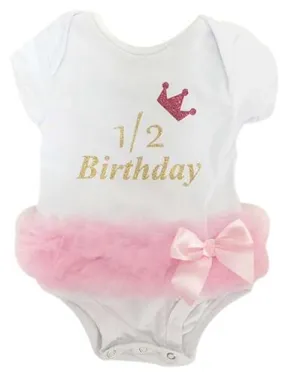 Half Birthday Bodysuit