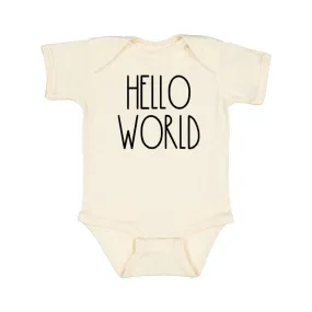 Hello World Baby Bodysuit