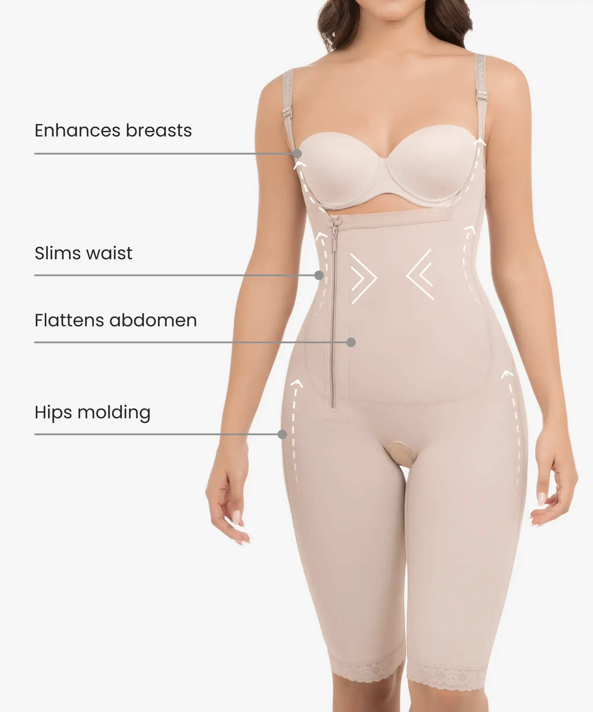 High compression full body shaper - Style 437