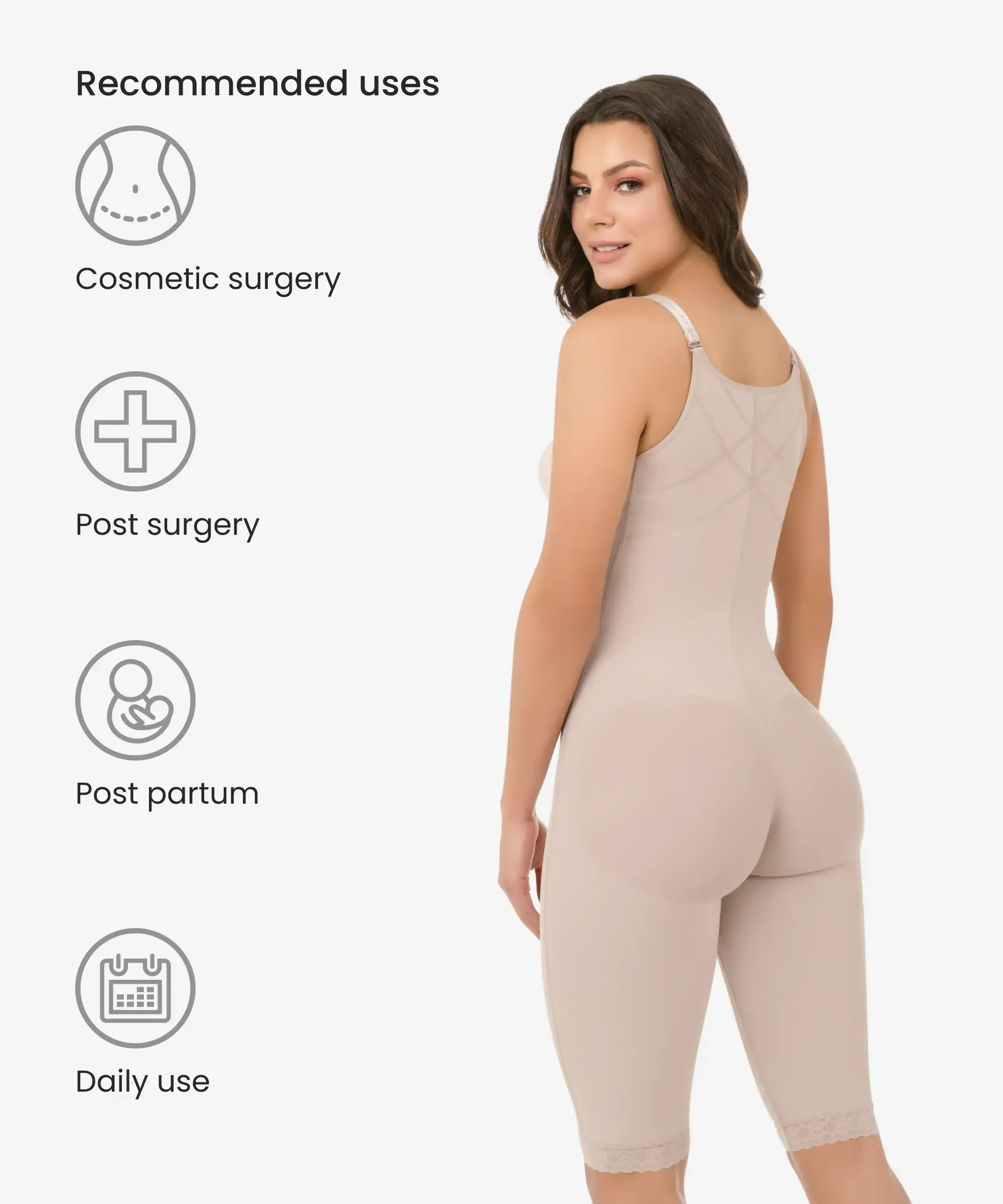 High compression full body shaper - Style 437