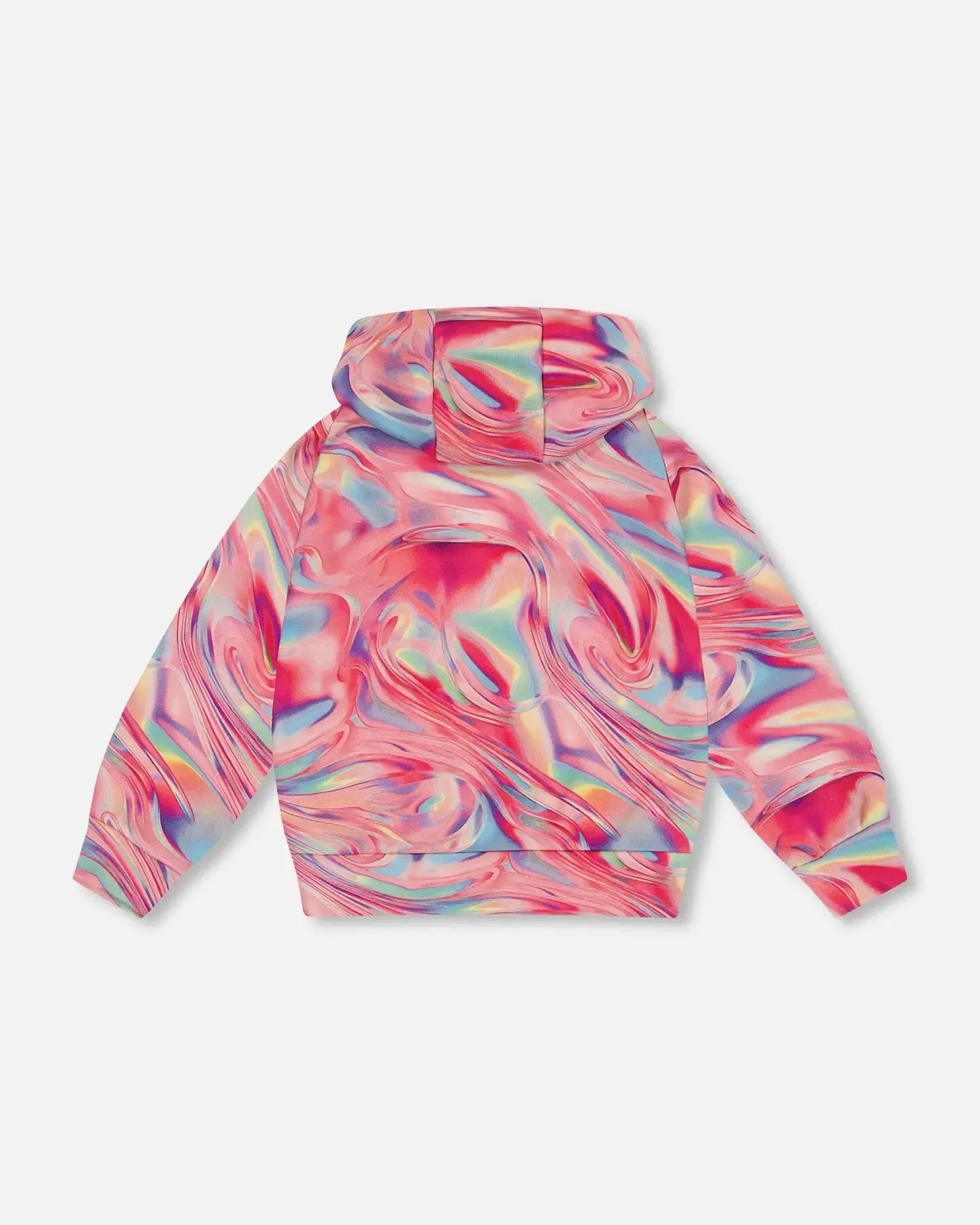 Hooded Sweatshirt Printed Marble