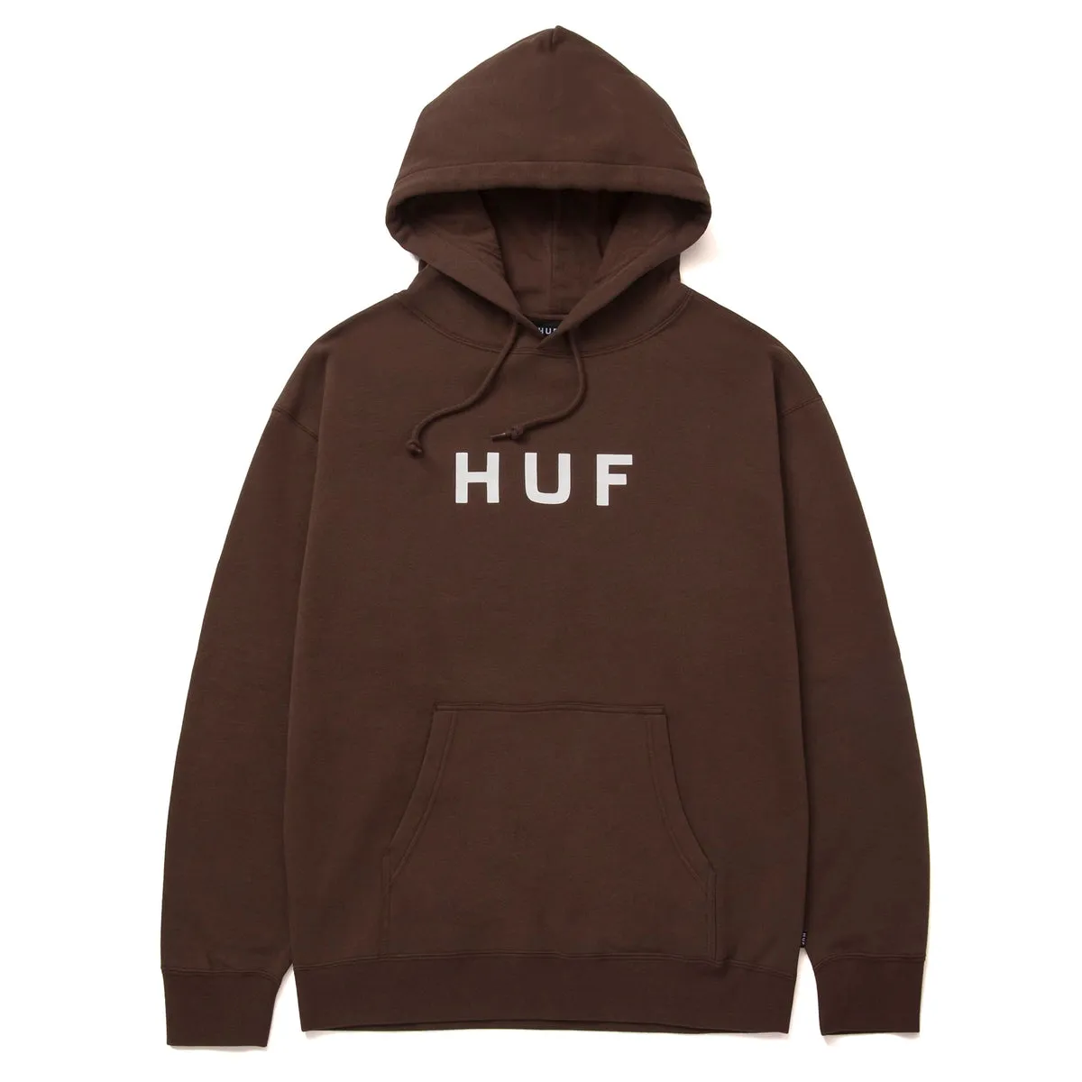 HUF ESSENTIALS OG LOGO PULLOVER HOOD CHOCOLATE