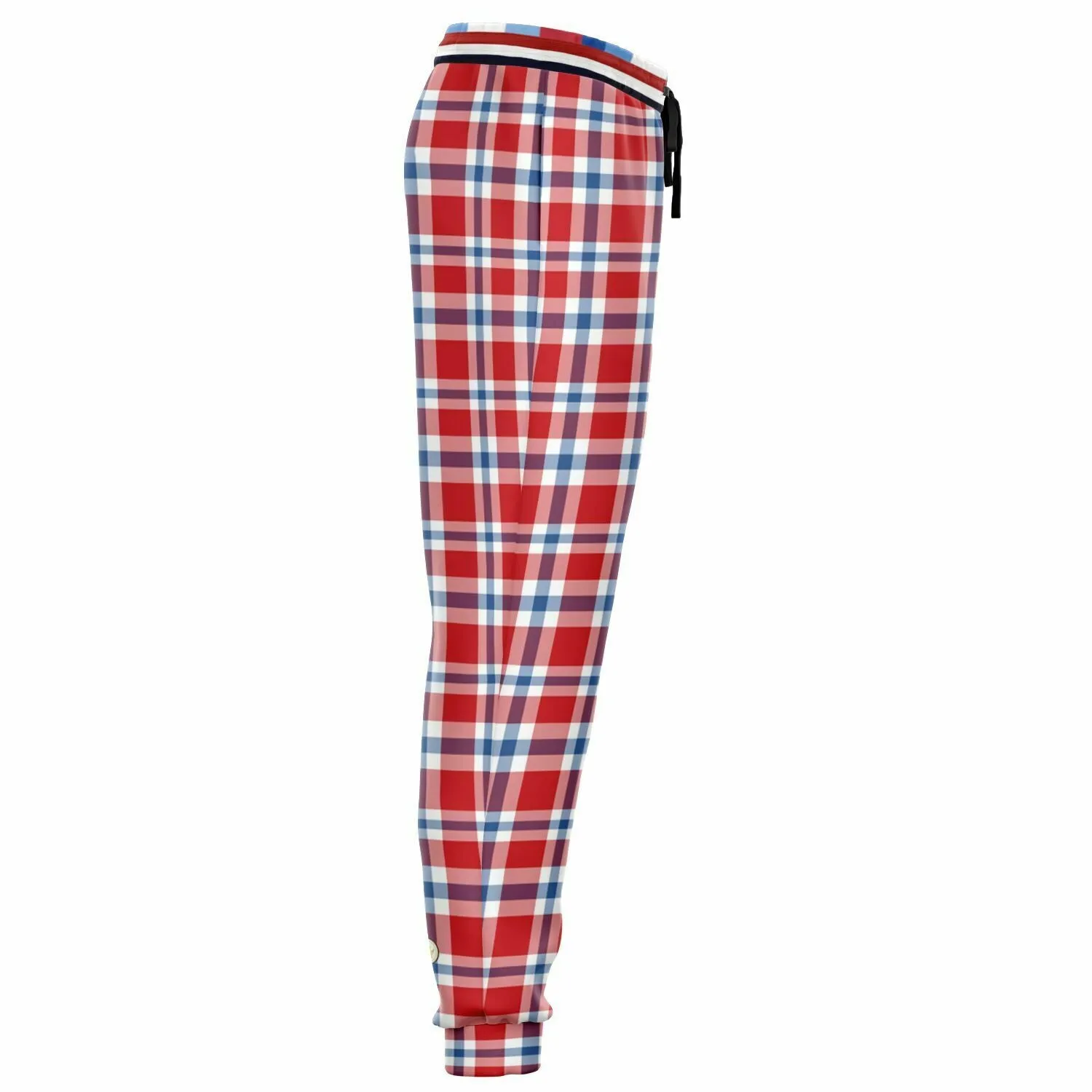 Independence Day Abstract Plaid Eco-Poly Unisex Joggers