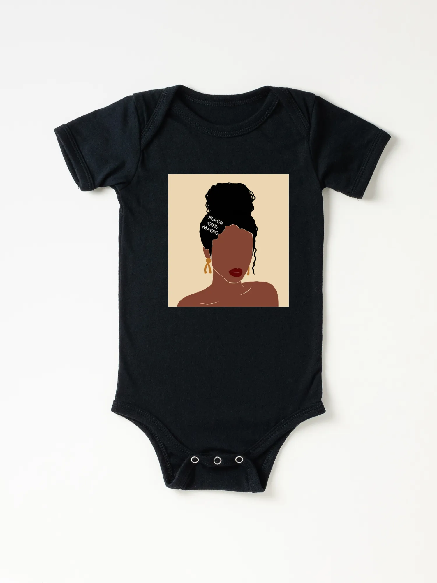 Infant Black Girl Magic Barrette - Bodysuit