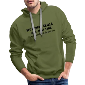 It's My Tolerance To Idiots That Needs Work Men’s Premium Hoodie