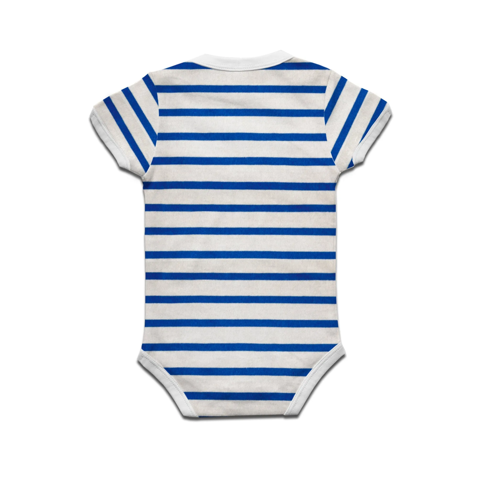 Kidswear By Ruse Backup Security Printed Striped infant Romper For Baby