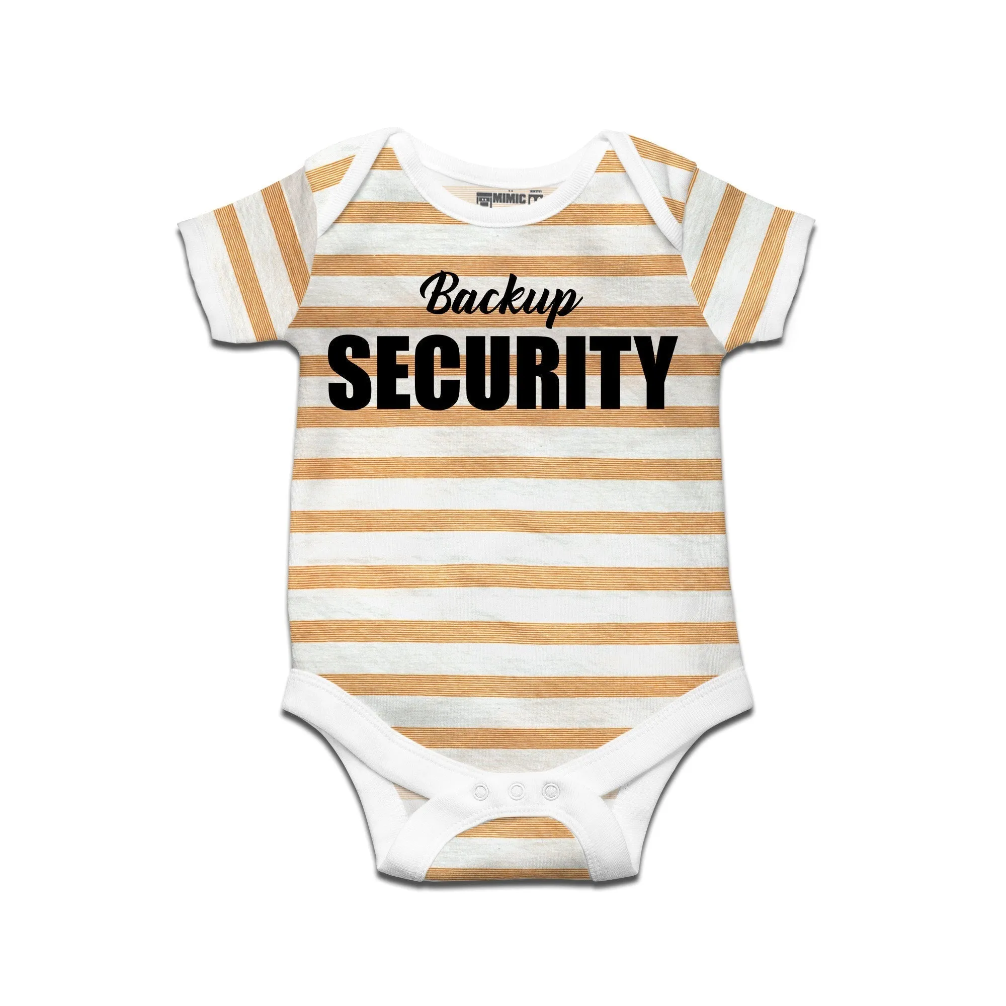 Kidswear By Ruse Backup Security Printed Striped infant Romper For Baby