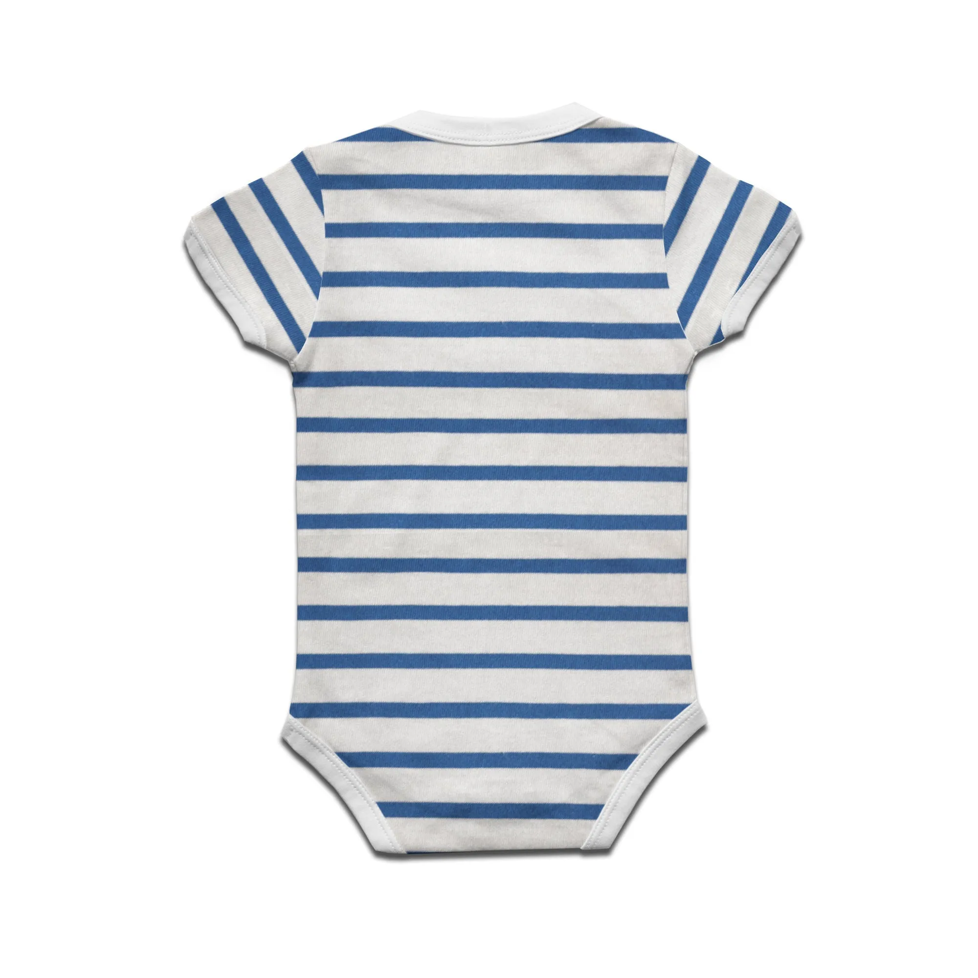 Kidswear By Ruse Backup Security Printed Striped infant Romper For Baby