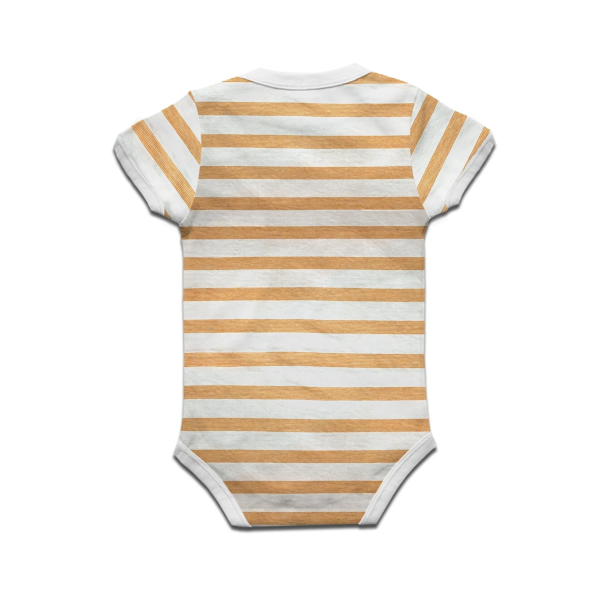 Kidswear By Ruse Backup Security Printed Striped infant Romper For Baby