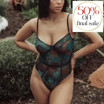 Kilo Brava Bodysuit in Black Emerald 13100