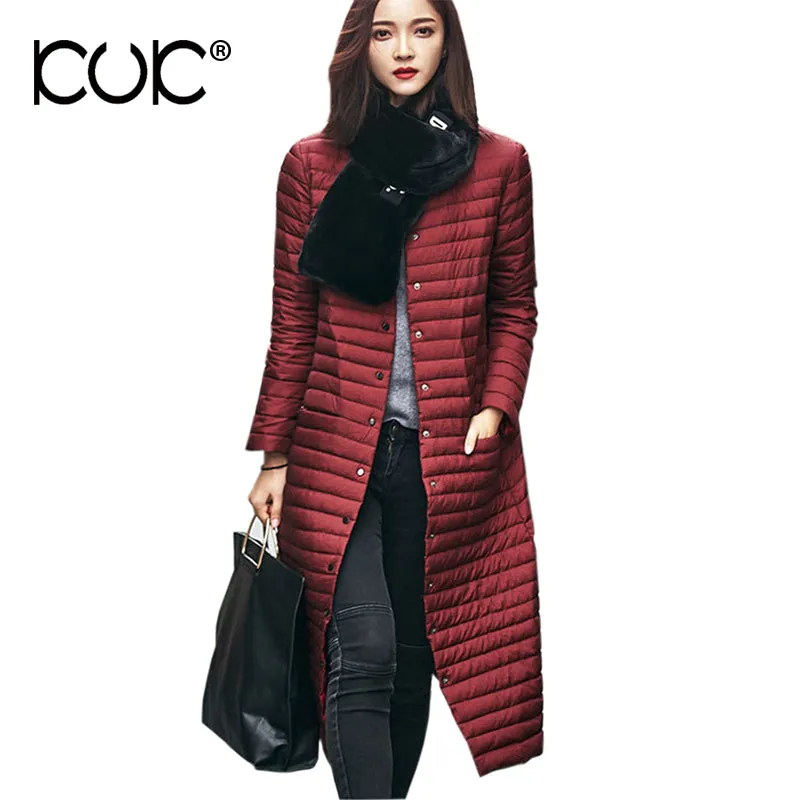 Kuk Winter Jacket Women Coat Parka Mujer XXL Plus Size Jaqueta Feminina Inverno Outerwear 2017 Chaqueta Casaco Feminino A698