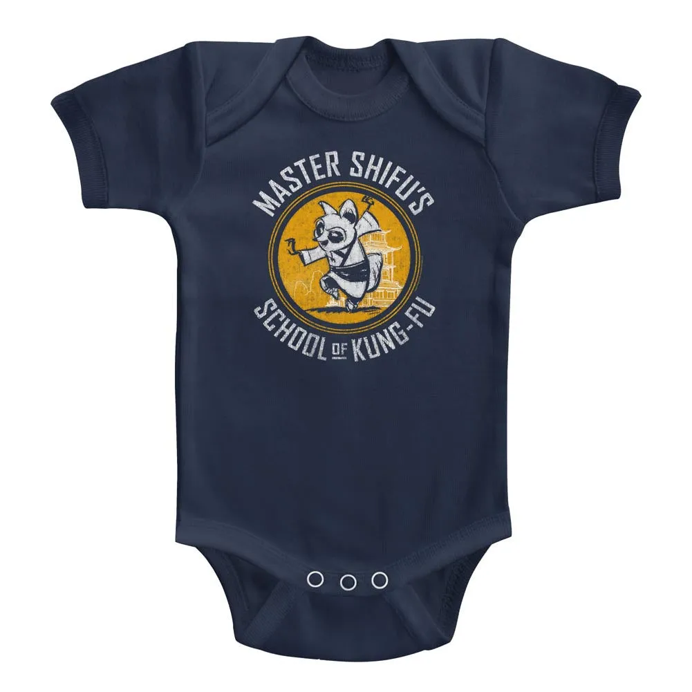 Kung Fu Panda Shifu Kung-Fu School Baby Bodysuit