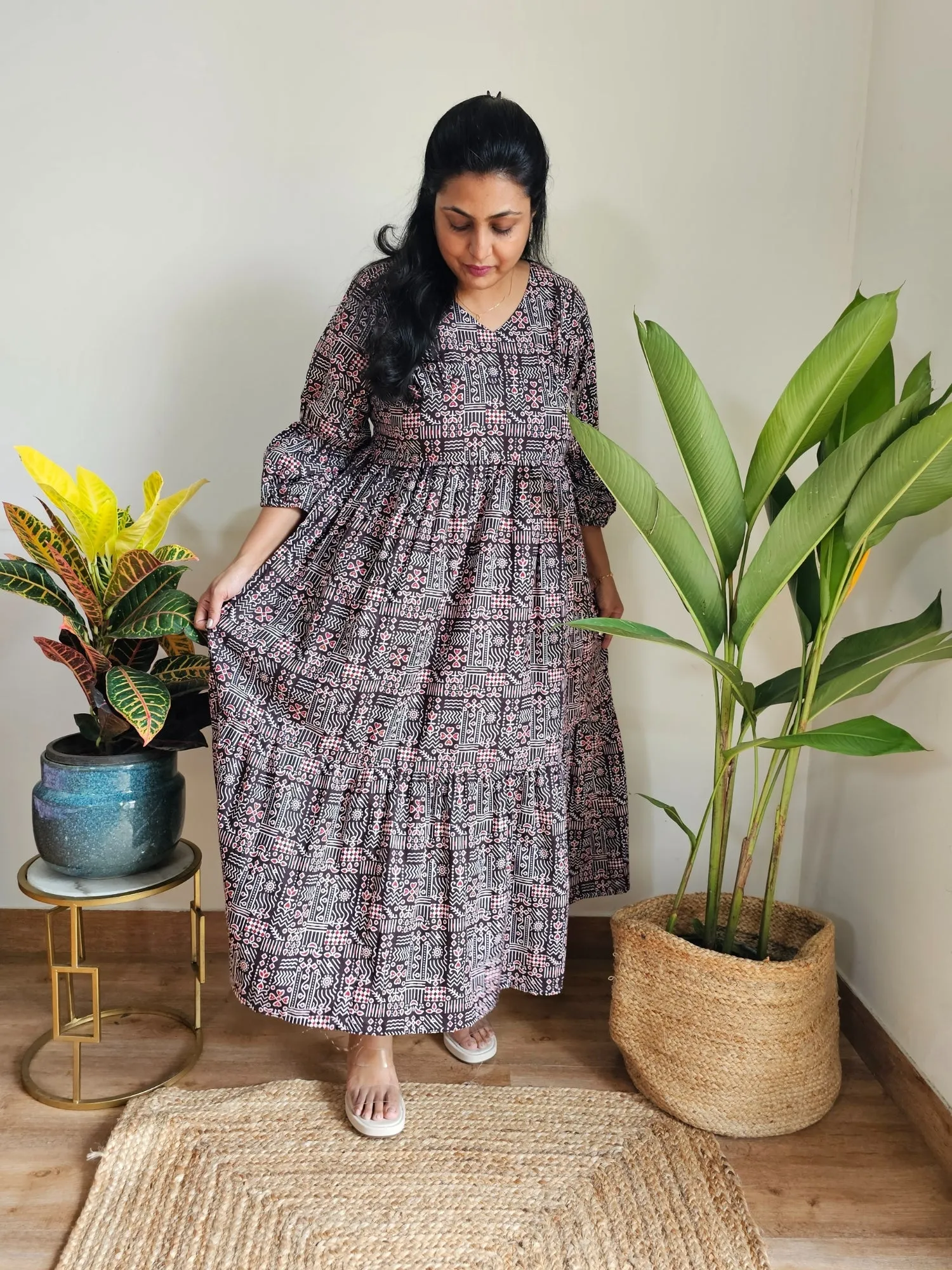 Kusha Cotton Maxi Dress