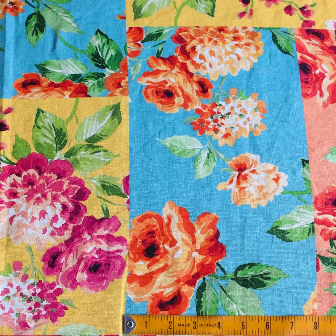 Last Chance of Sherbet Peonies Printed Linen