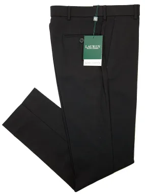 Lauren Ralph Lauren 29556 Boy's Super Stretch Dress Pants - Solid Gab - Black