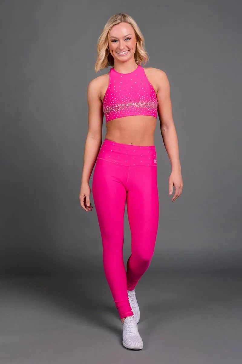 Legendary Legging in Hyper Pink Crystal